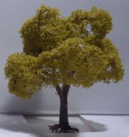Løvtræ, lys, ca. 80 mm
