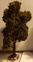 Løvtræ, mørk, ca. 100 mm