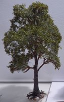 Løvtræ, mørk, ca. 80 mm
