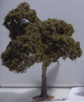 Løvtræ, mørk, ca. 80 mm
